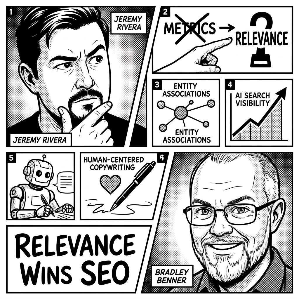 Bradley Benner of Semantic Mastery and Semantic Links on the Unscripted SEO Podcast discussing relevance in link building