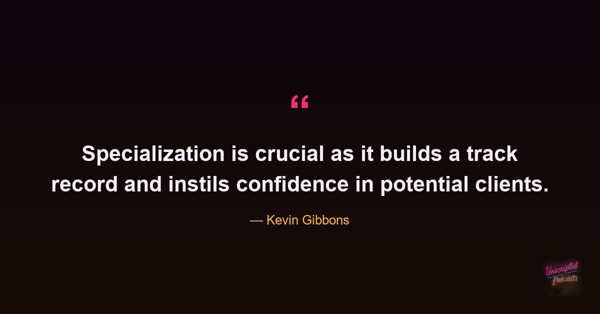 Kevin Gibbons on why a specialist focus wins agency clients