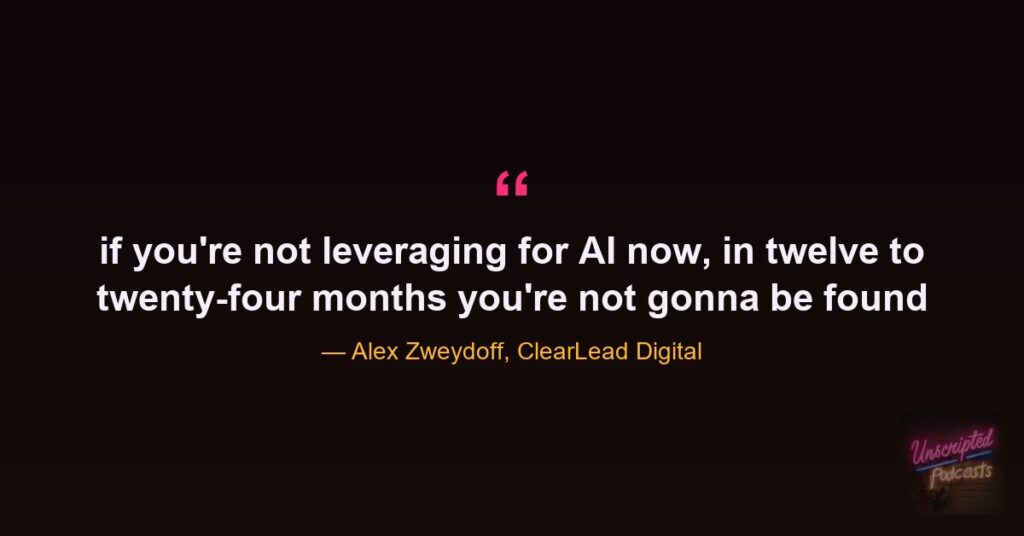 Leverage AI or vanish — Alex Zweydoff on property-management SEO