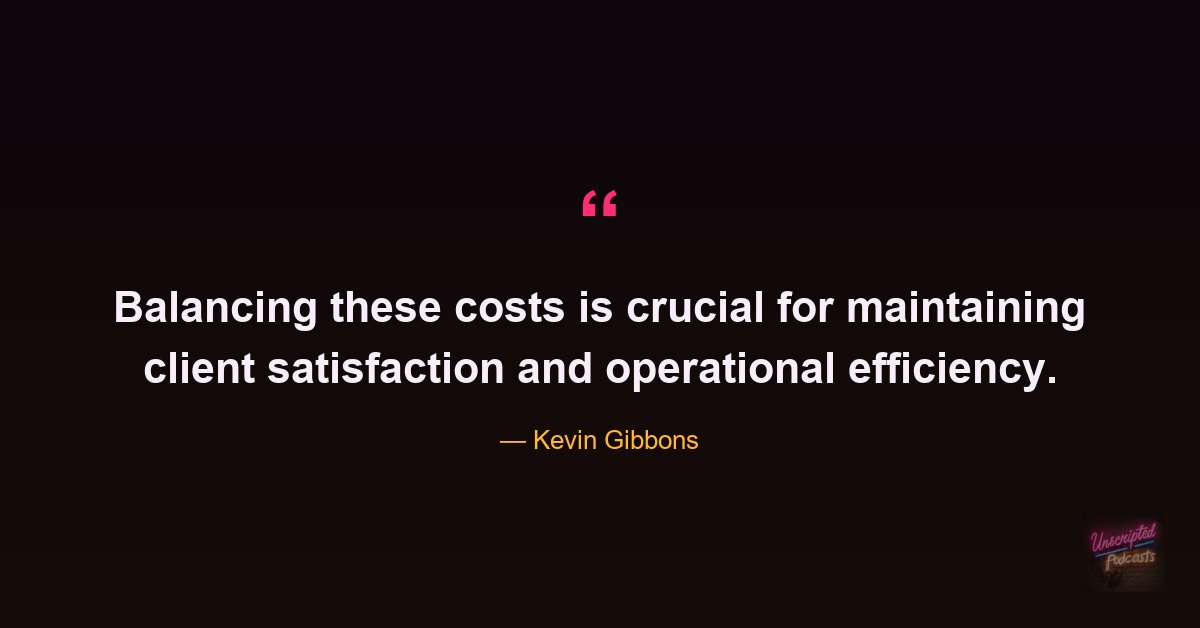 Kevin Gibbons on balancing billable and unbillable agency costs