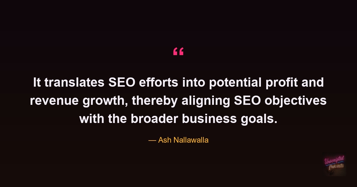 Ash Nallawalla on framing SEO ROI in profit and revenue terms