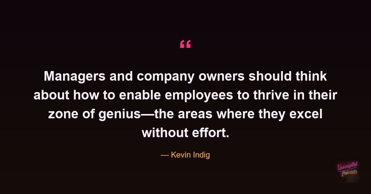 Kevin Indig on letting employees work in their zone of genius