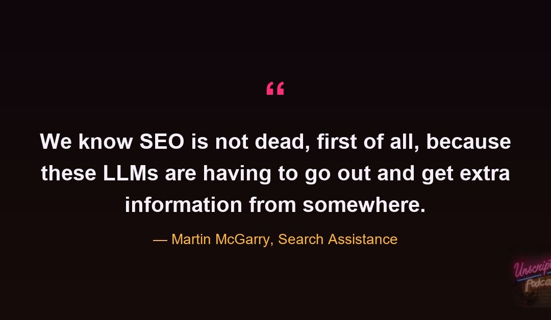 Martin McGarry: an ex-black hat on the spam flooding Google, WordPress exploits and perspective in AI search