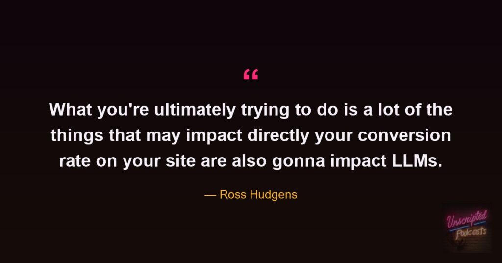 Ross Hudgens quote: CRO is GEO