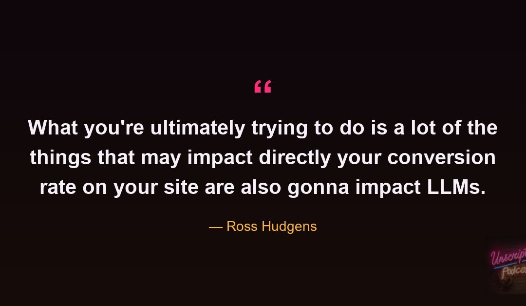 Ross Hudgens on GEO: Versus Pages, CRO and the Co-Citation Vote
